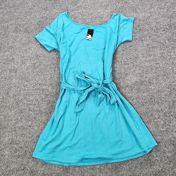 New TORRID Mini French Terry Off-Shoulder Tee‎ Shirt Dress Size 0 Large 12 $65 - Picture 5 of 14